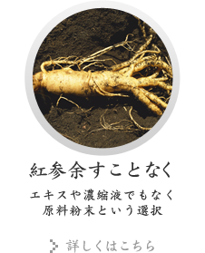 紅参余すことなく