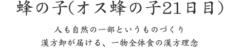 蜂の子(オス蜂の子21日目)